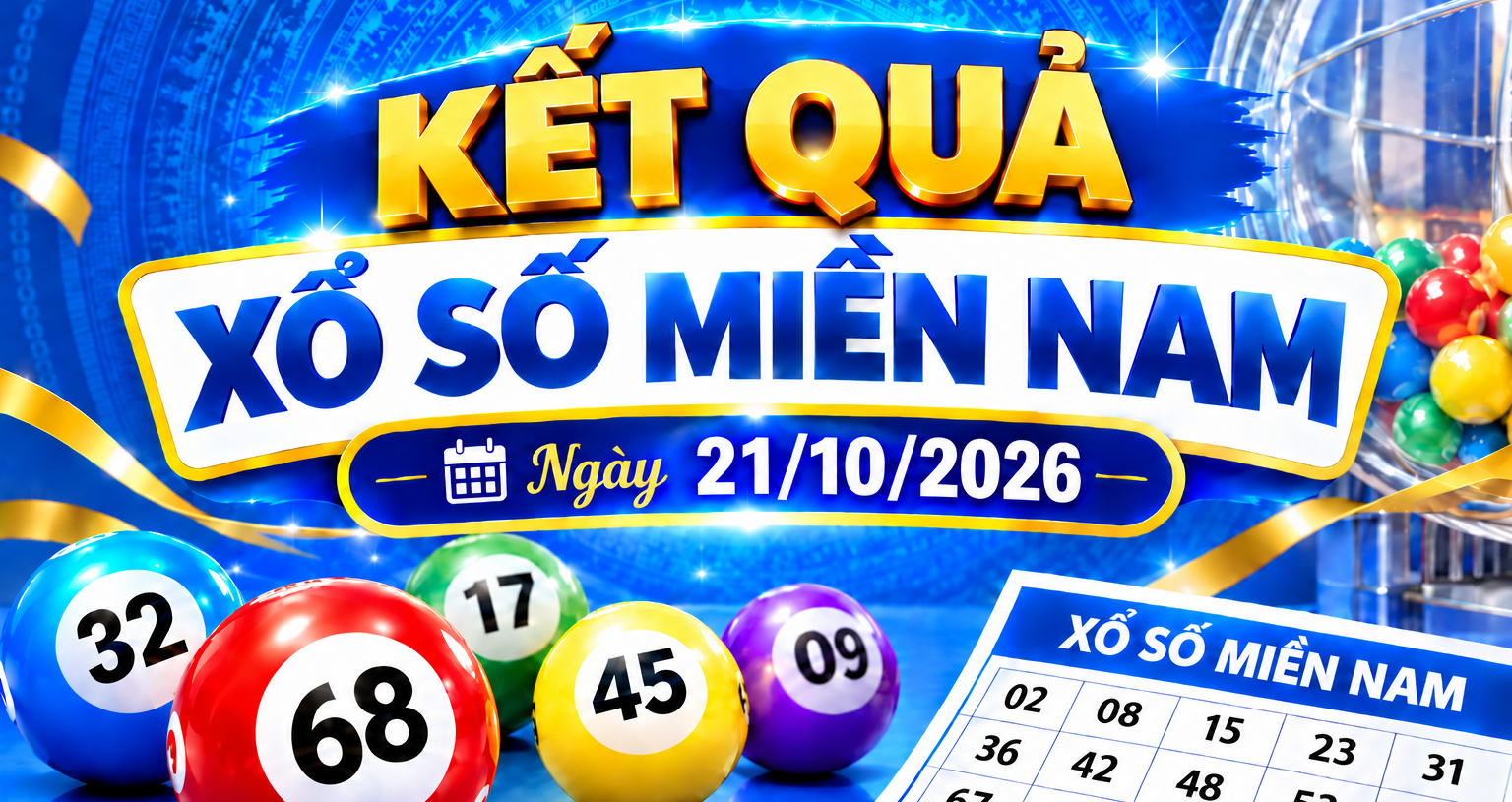 Kết Quả Xổ Số Miền Nam Hôm Nay Ngày 21/10/2026 2026 450