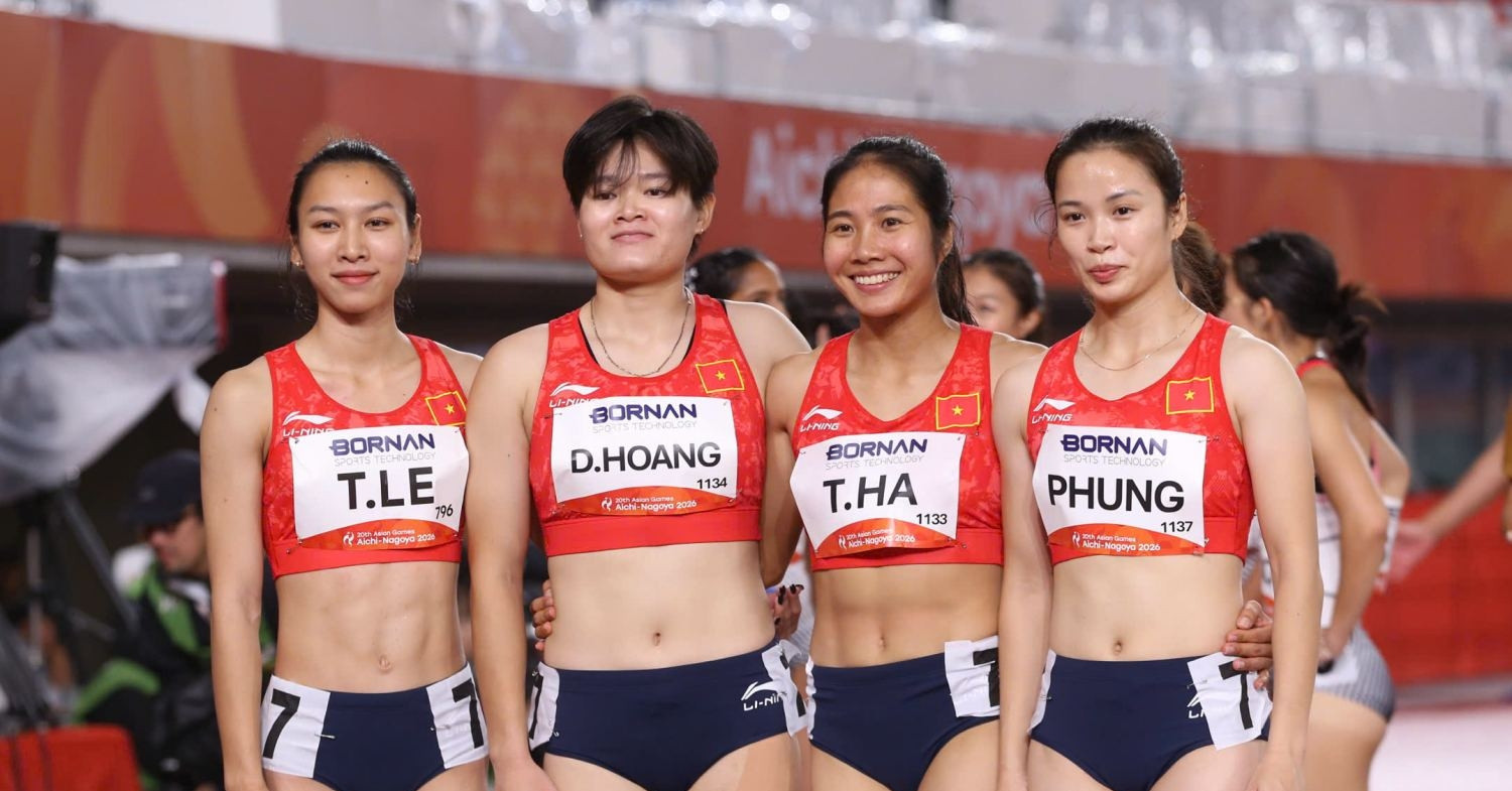 9 Chay 4X100M Nu Viet Nam Vao Chung Ket 1692