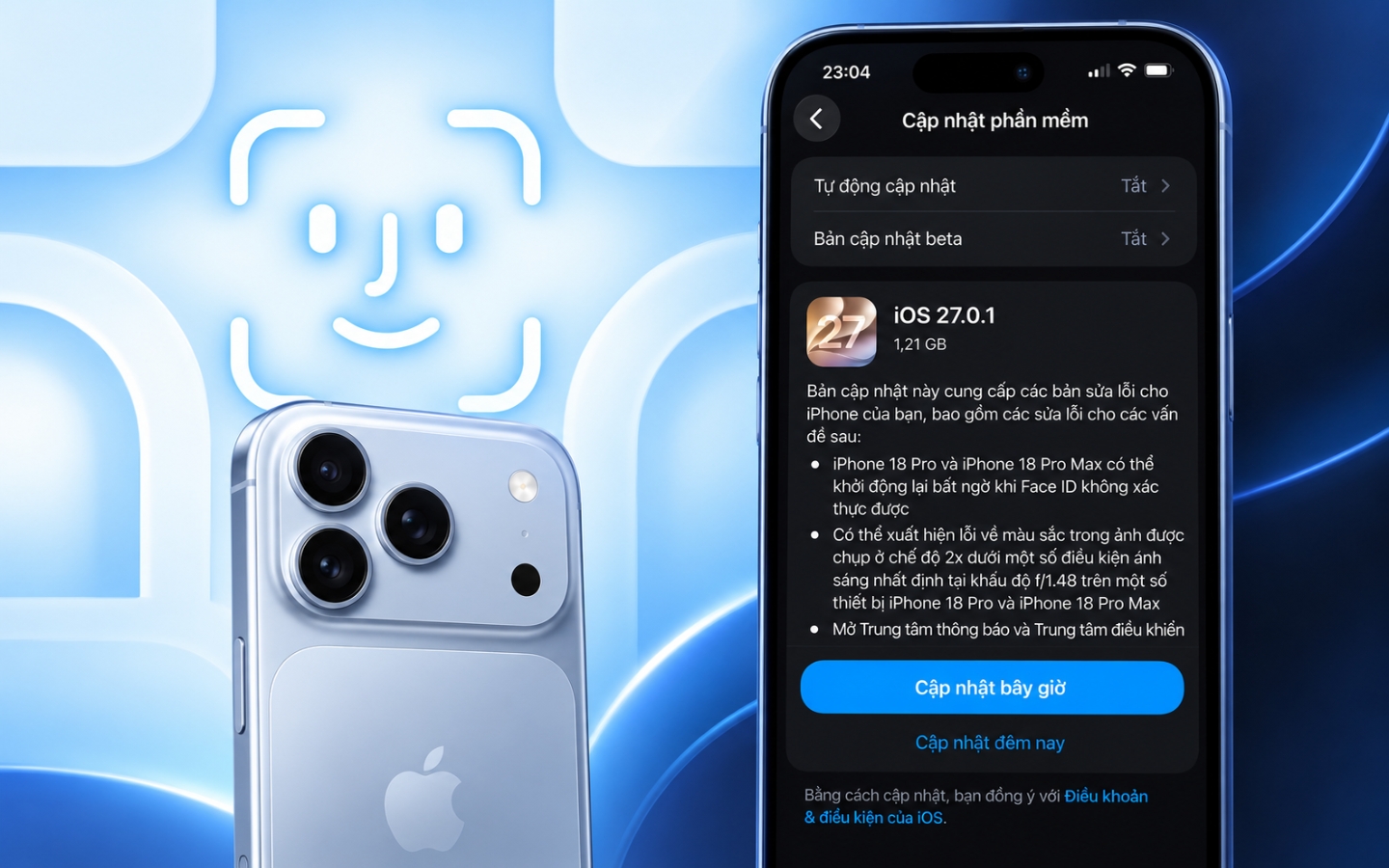 Apple Phat Hanh Ios 27 0 1 Sua Loi Face Id