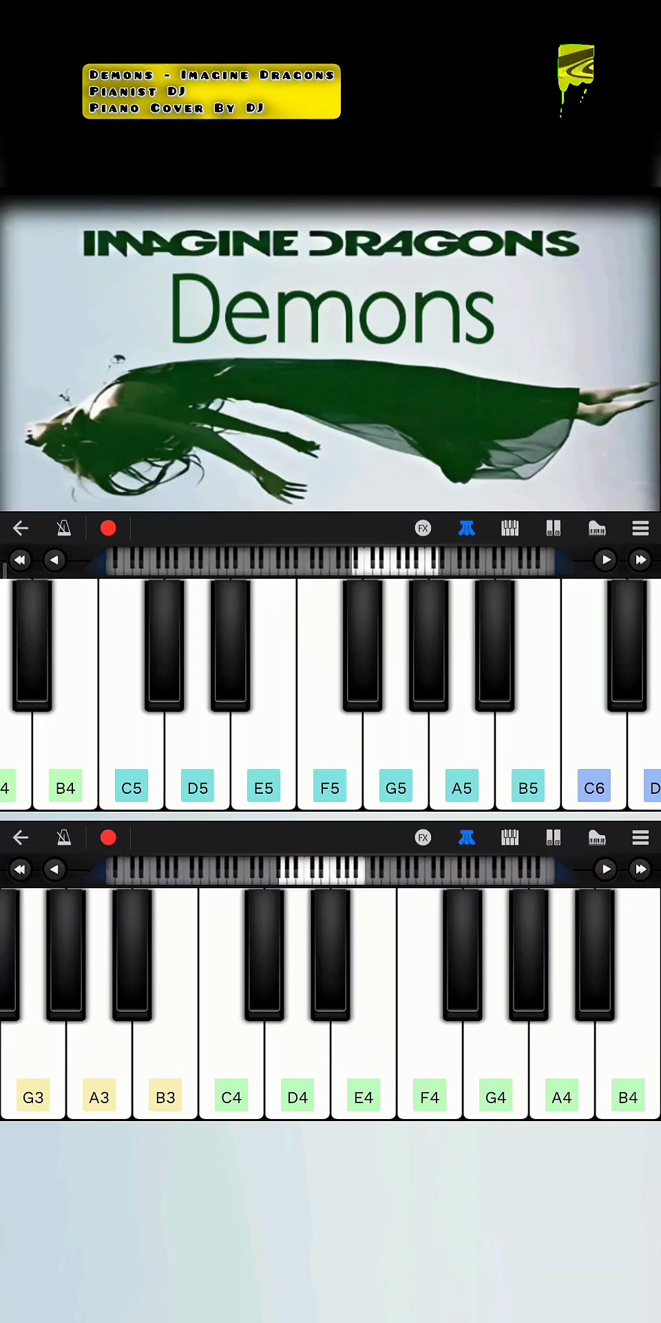 Demons - Imagine Dragons | Piano Cover By Dj | Pianist Dj | Walk Band