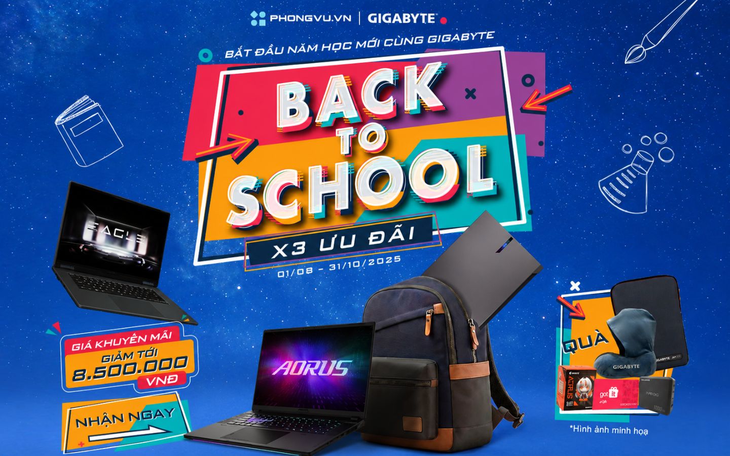 Back To School Cung Gigabyte