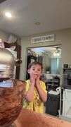 Boy Accidentally Sends Cocoa Powder Flying After Turning Mixer Too High