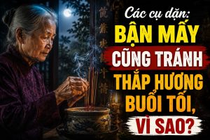 Các cụ dặn: Bận mấy cũng tránh thắp hương buổi tối, vì sao? 1 cac cu dan ban may cung tranh thap huong buoi toi vi sao 223417