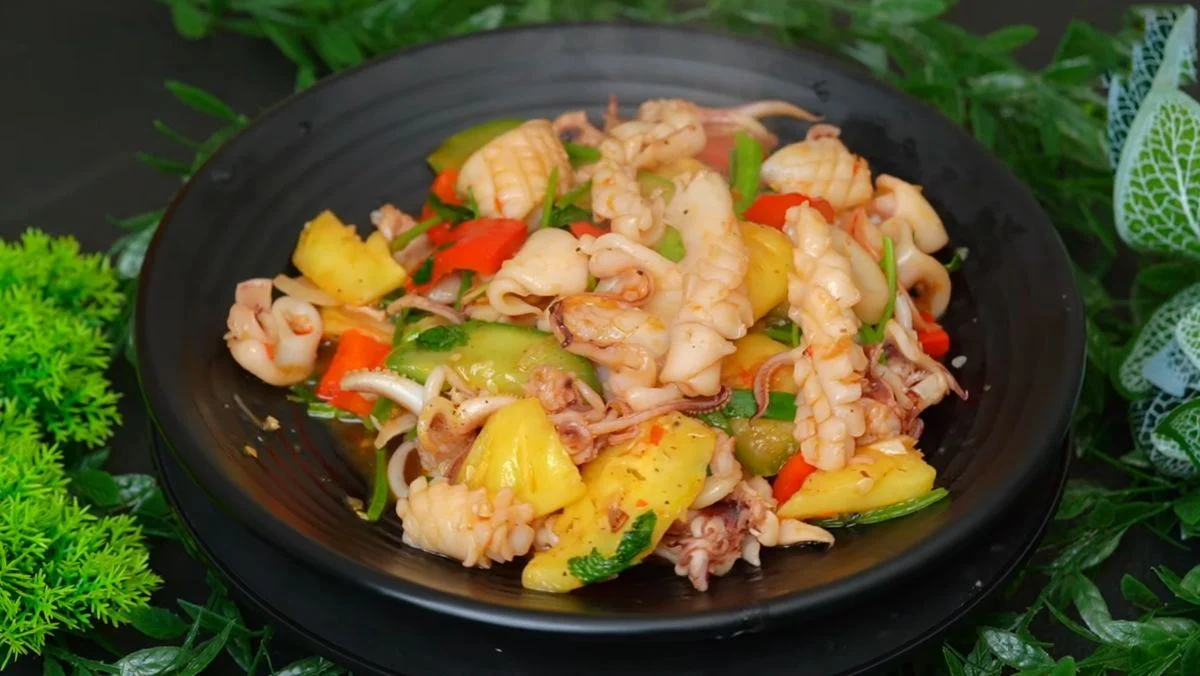 Cách Xào Mực Giòn Sần Sật, Không Chảy Nước Cach Xao Muc Gion San Sat Khong Chay Nuoc 172845