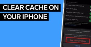 cach xoa bo nho dem tren iphone