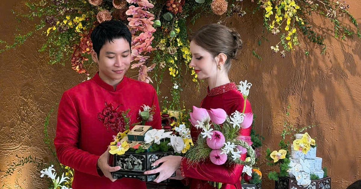 Co Dau Nga Xinh Nhu Bup Be Gay Sot Trong Dam Cuoi O Ha Noi 2144