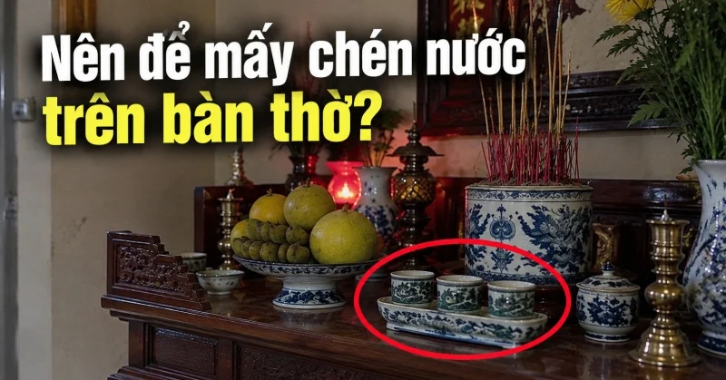 Dat Chen Nuoc Len Ban Tho Nen Dat 3 Hay 5 Chen Moi Dung Phong Thuy 092002