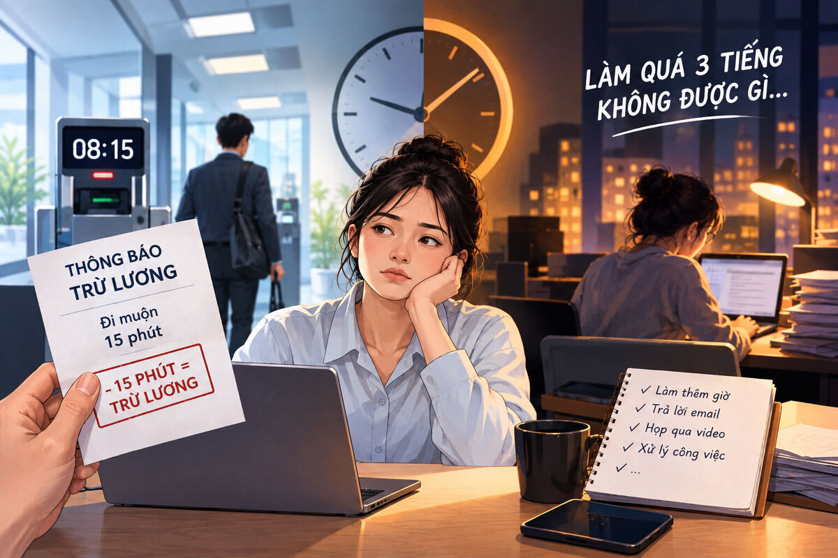 Di Muon 15 Phut Bi Tru Luong Nhung Lam Them 2 Tieng Khong Duoc Gi Be9F9F1D6Bad48Caa37A557F35A933A8 6