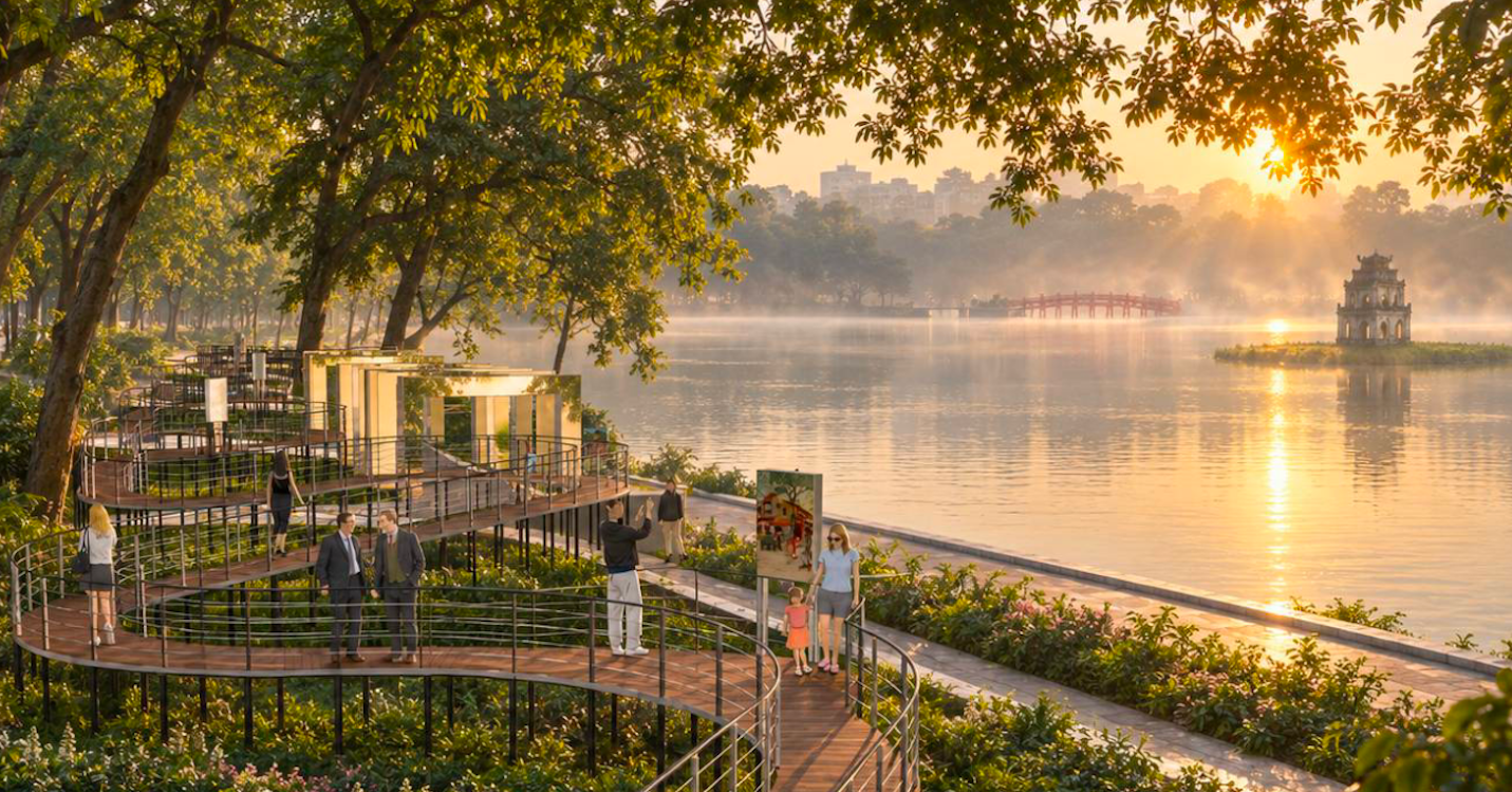 Ha Noi Dang Lam Cau Can Check In Ben Ho Hoan Kiem 1107