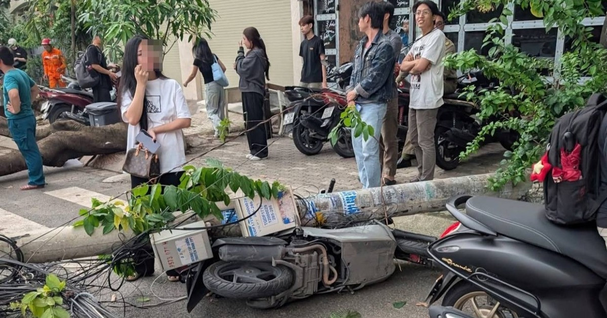 Hai Cay Phuong Bat Goc Keo Do 3 Tru Dien Lam Hu Hong Nhieu Xe O Tphcm 1974