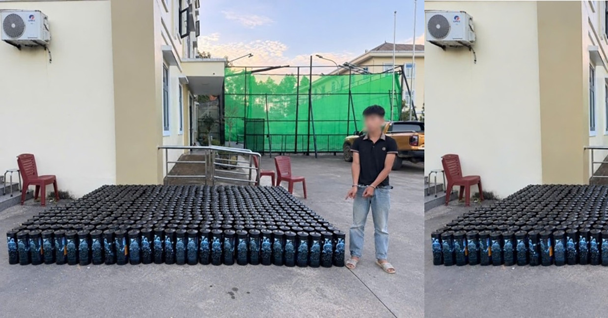 Hai Thanh Nien Bi Bat Khi Van Chuyen Hon 500 Binh Khi Cuoi 1771