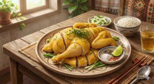 luoc ga bang nuoc la bao sao vua nhot vua do them buoc nay da vang thit mong nuoc 160857