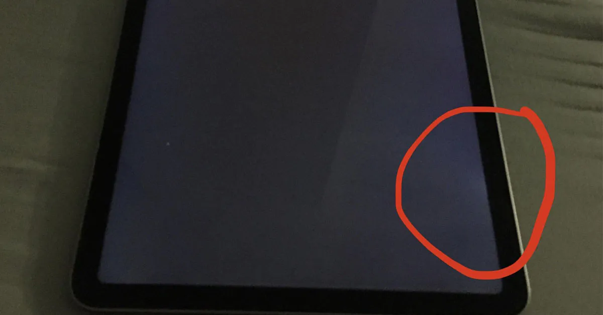 man hinh ipad bi ho sang