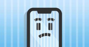 man hinh iphone bi vet xanh
