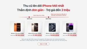 Chi Tiết Chương Trình Thu Cũ Đổi Mới Khi Mua Iphone 18 Pro Series Tại Tgdđ Messageimage 1789108642763639247422347462061