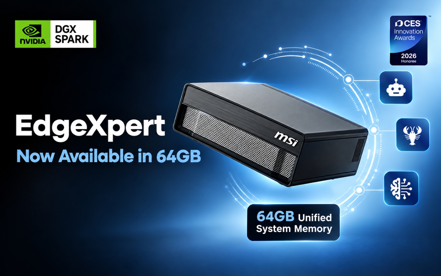 Msi Ra Mat Edgexpert 64Gb