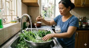 rua rau chi dung nuoc la chua du 5 meo hay loai bo sach doc to thuoc tru sau 094449