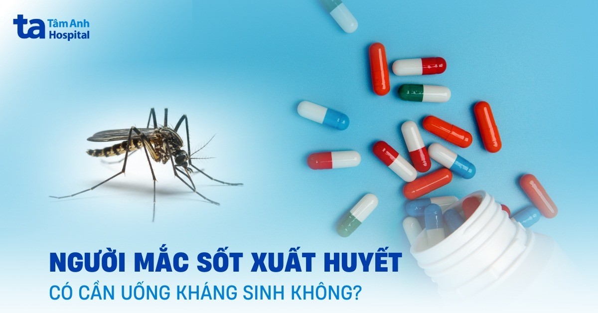 Sot Xuat Huyet Co Duoc Uong Khang Sinh Khong