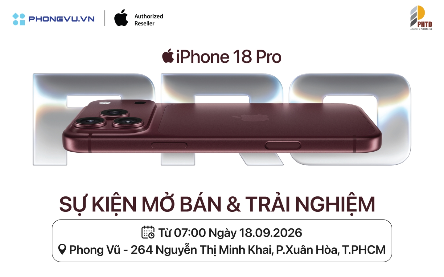 Su Kien Mo Ban Trai Nghiem Iphone 18 Tai Phong Vu