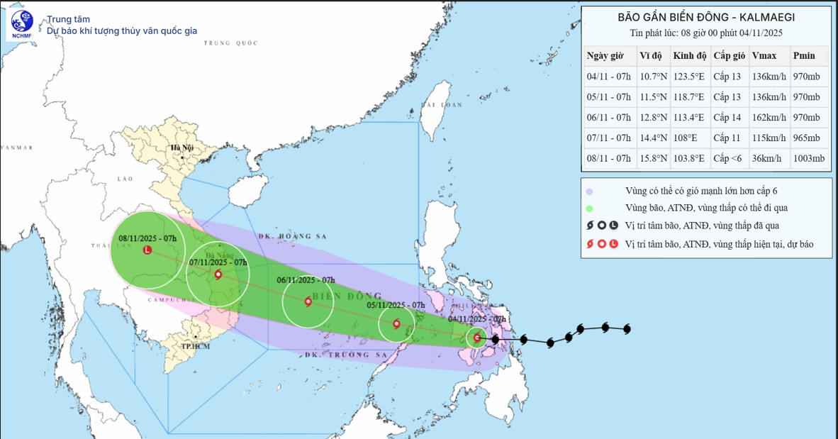 Tam Bao Kalmaegi Co The Trai Rong Quang Ngai Dak Lak Do Bo Rat Manh 1276