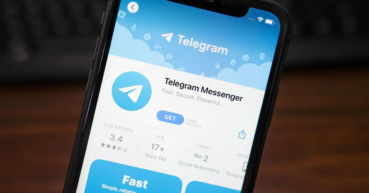 The Telegram Messenger App Is Displayed In The App Store On An Iphone Telegram App Logo 205 0 1043 1