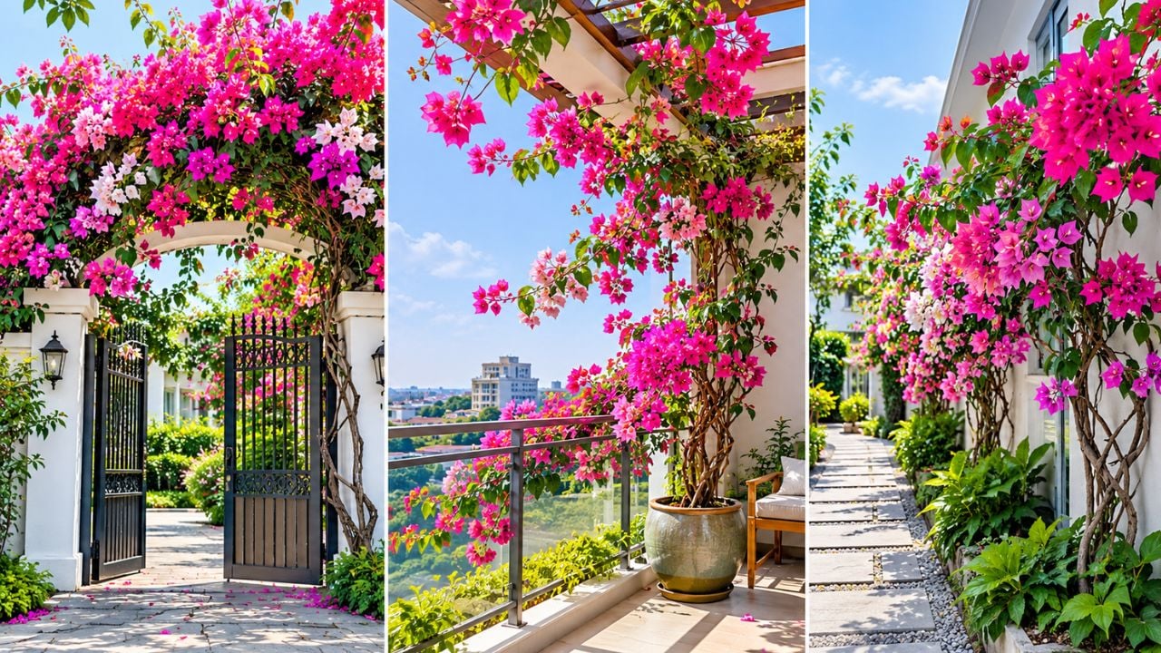 Trong Cay Hoa Giay O Vi Tri Nao De Vua Dep Vua Giup Cay Sai Hoa Quanh Nam Ruc Ro 210559
