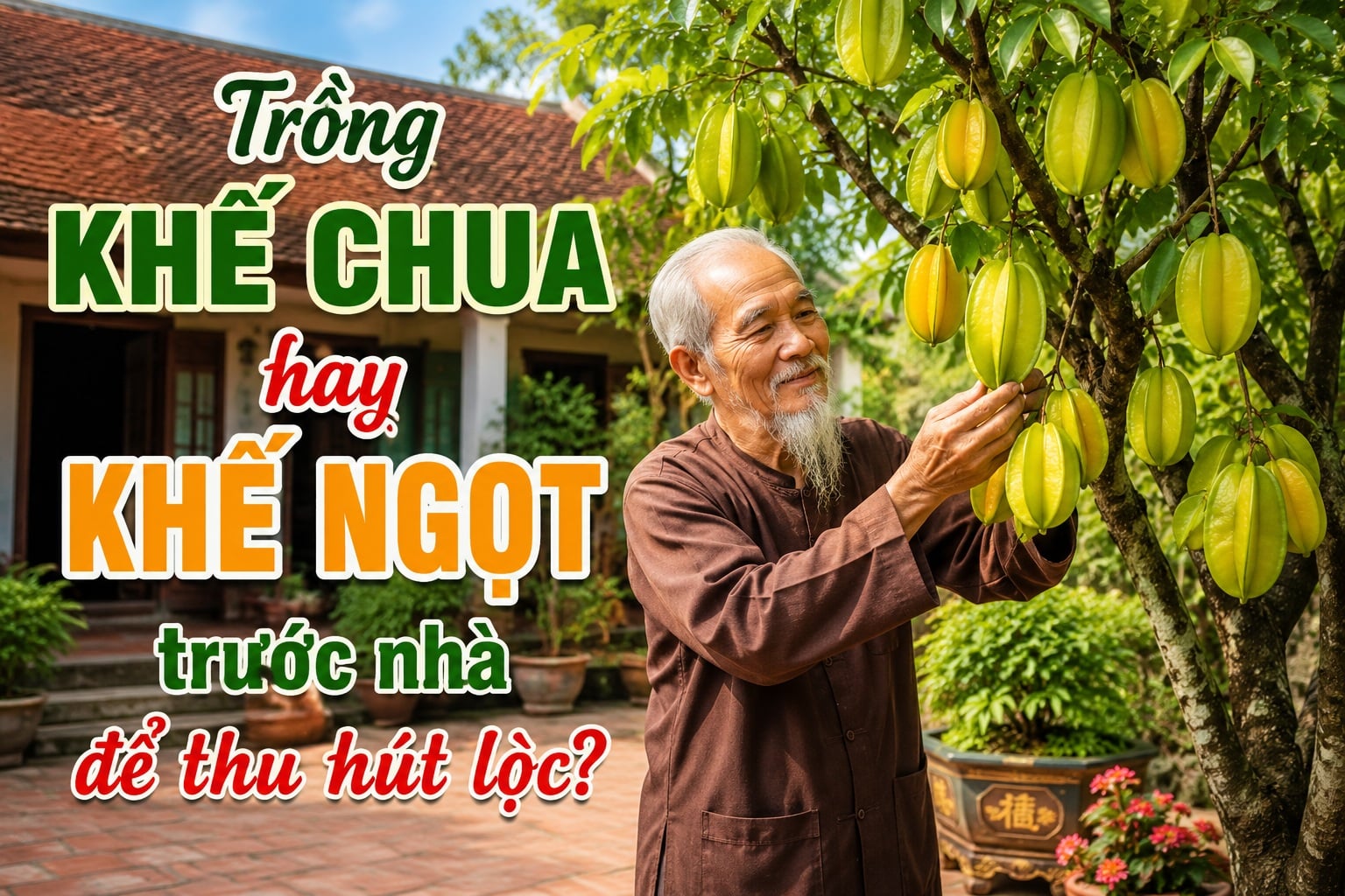 trong khe chua hay khe ngot truoc nha de thu hut loc 190304