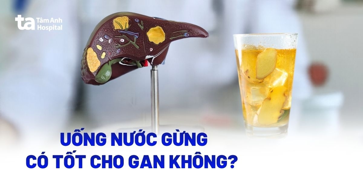 Uong Nuoc Gung Co Tot Cho Gan Khong