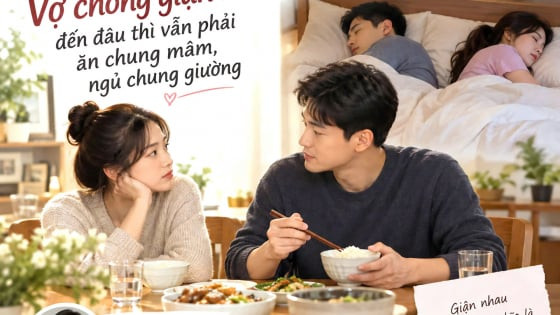 Vo Chong Gian Nhau Den Dau Van Nen An Chung Mam Ngu Chung Giuong 670C74908B724445A393Ce3F6922Da2A 80