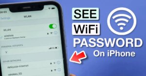 xem mat khau wifi tren iphone