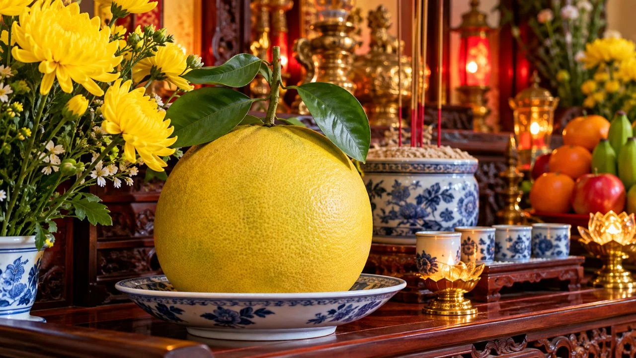 Y Nghia Bat Ngo Cua Qua Buoi Tren Ban Tho Vi Sao Nhieu Gia Dinh Dung De Dang Cung 161256
